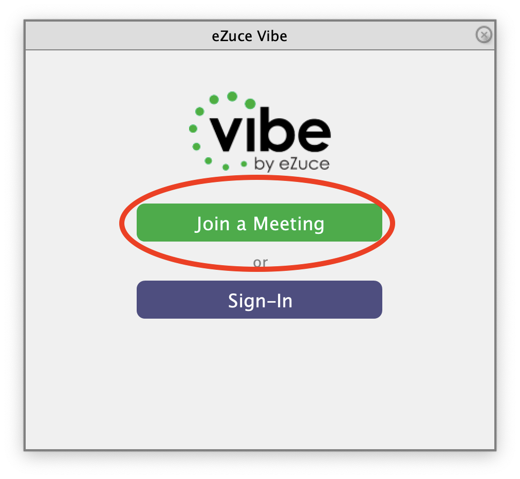 pagina si startup di Vibe